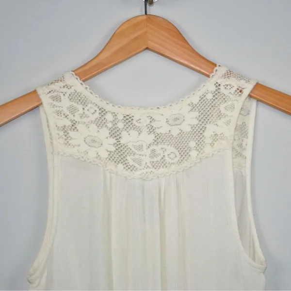 Free People Light Heart Dress with Embroidered Waistline S - Image 10