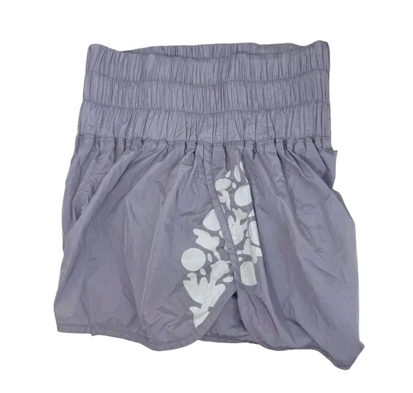 Free People The Way Home Logo Shorts purple size M runner - Image 5
