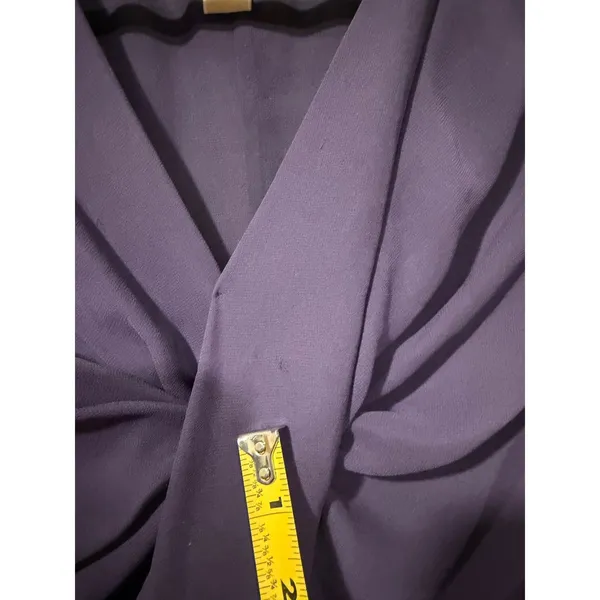 Michael Michael Kors Purple Twist Front V-Neck Sleeveless Blouse Top‎ Small - Image 7