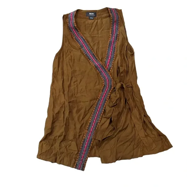 Maeve by Anthropologie Liviana Wrap Tunic Size‎ Small - Image 3