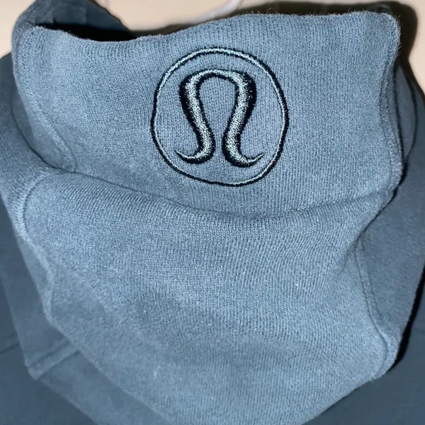 Lululemon Scuba Hoodie Light Cotton Fleece Size 6 Submarine Full Zip - Image 3
