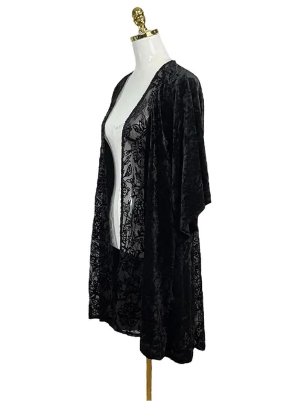 Knox rose velvet kimono XS/S whimsigoth halloween velour - Image 4