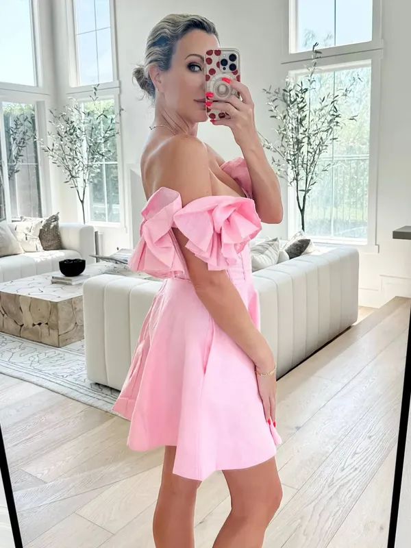 Bardot Sigma Mini Dress In Soft Pink - Image 8
