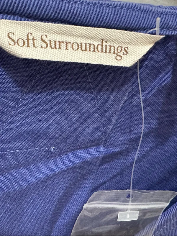 Soft Surroundings V-Neck Tencel Tunic Il Blouse size XL - Image 4