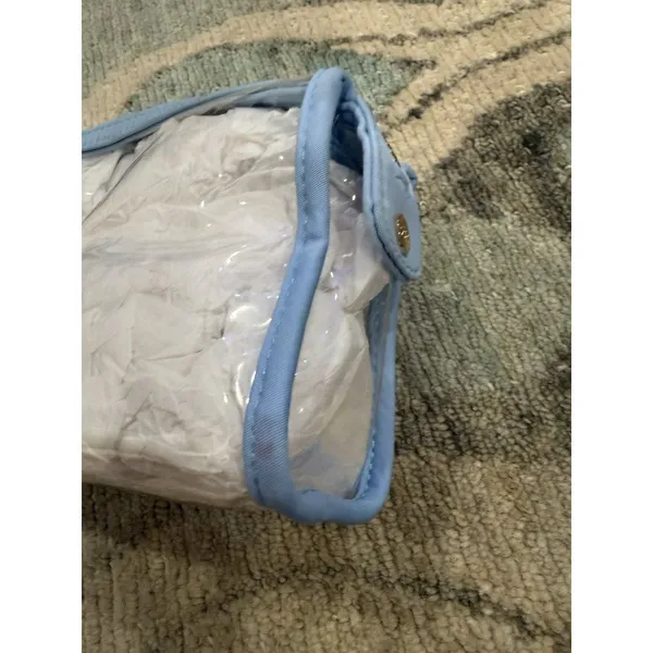 Stoney Clover Blue Trim Clear Travel Pouch NWT - Image 5
