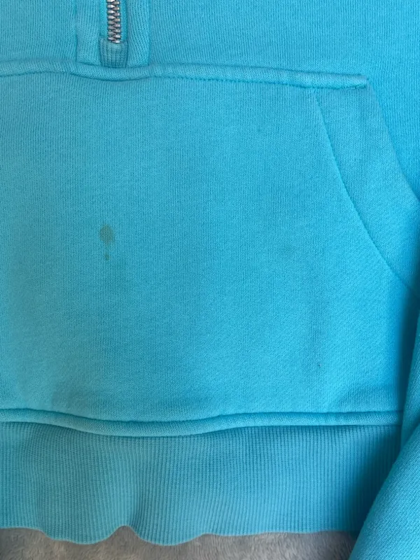 Lululemon Scuba Oversized Half‑Zip Hoodie Cropped Tidal Teal Activewear XS/S - Image 10