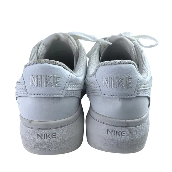 Nike Court Vision Alta Womens White Leather Platform Trainers Sneakes Shoes 8.5 - Image 4