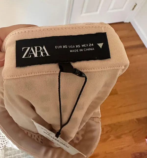Zara sparkly tulle mini skirt - Image 4