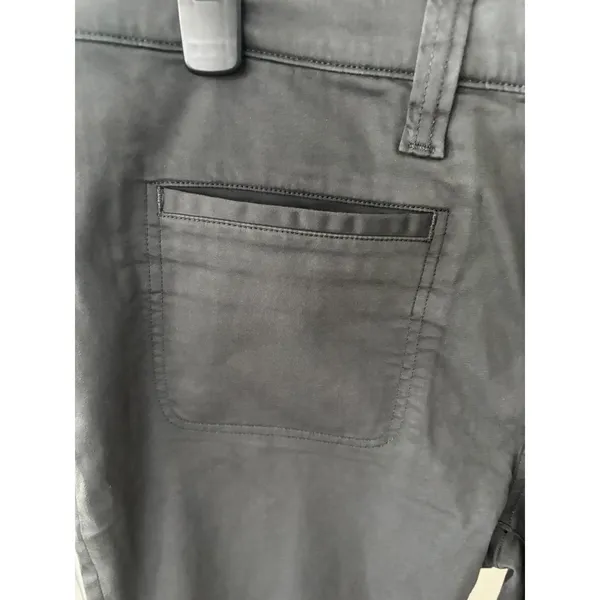Madewell Mid-Rise Kick Out Crop Pants Gray W33 Ankle Length Utility Patch Pocket - Image 6