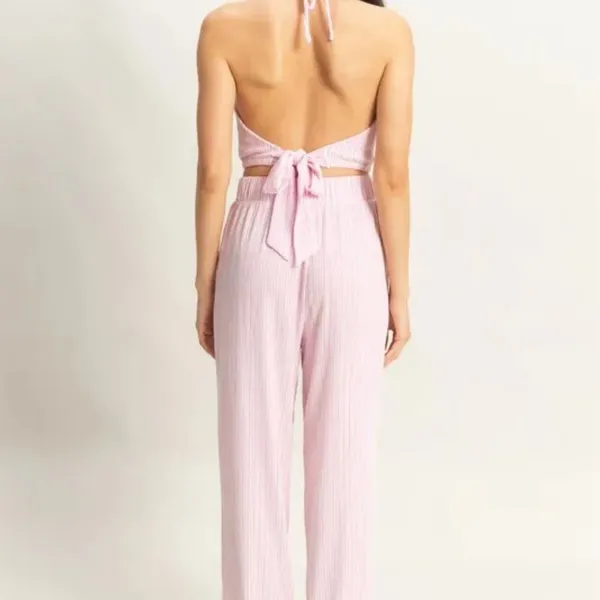 ✨NWT‎ HYFVE Striped Halter Neck Top and Pants Set - Image 3