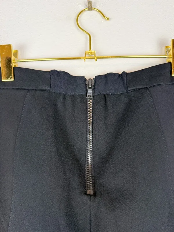 Alice + Olivia Employed Black Seam Front Stretch Leggings Pants Size 0 - Image 9