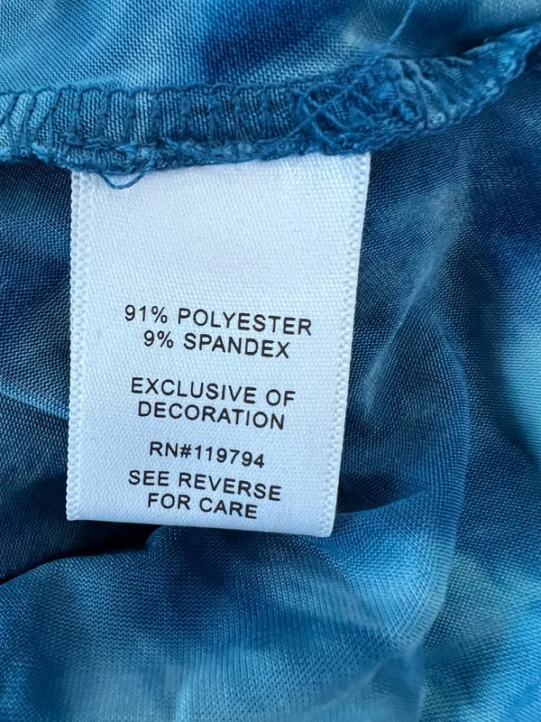 One World colorful blue dress size L - Image 7