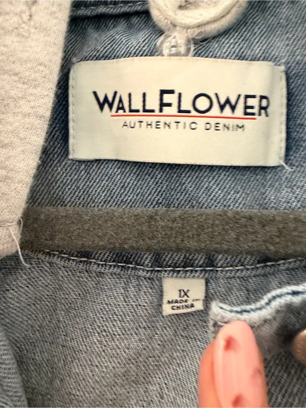 Wallflower Faded Denim Jacket - Image 2