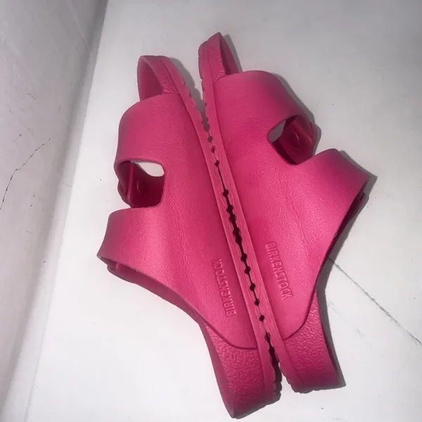 Birkenstock EVA Adjustable Buckle Strap Water Resistant Pink Arizona Sandals 3 - Image 9