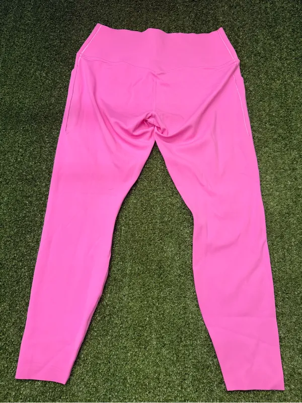Nike Universal Dri-Fit Bubblegum Pink High Waist 7/8 Leggings Pockets Lifting XL - Image 5