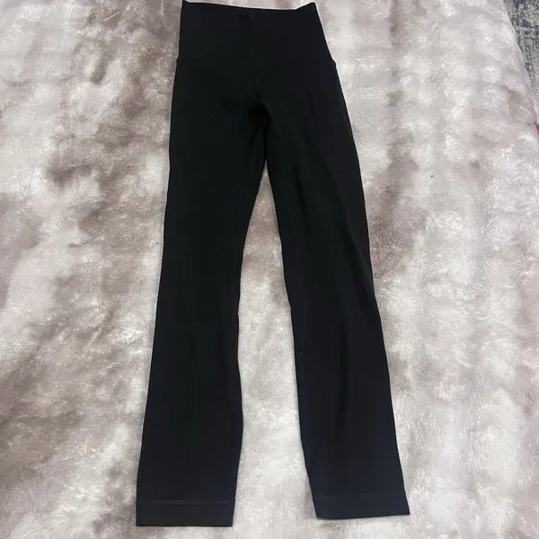 Lululemon Align Crop 21” Black Size 0 High Rise Yoga Leggings - Image 2