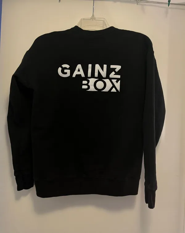 Gainz Box Black Sweatshirt - Small - Image 4