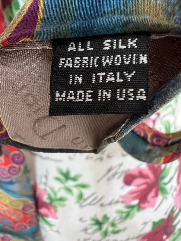 Dior silk multicolor paisley Tie - Image 4