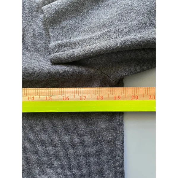 J CREW Gray Sophie Open Front Knit Jacket With Pockets Size Medium - Image 10