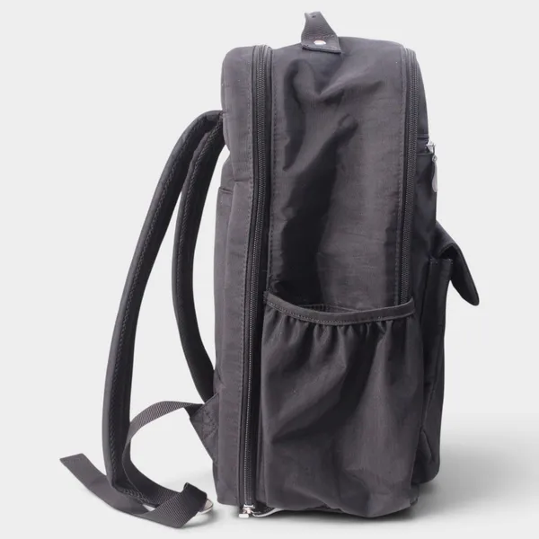 Baggallini Everyday Laptop Backpack Black RFID Travel Work Bag - Image 2