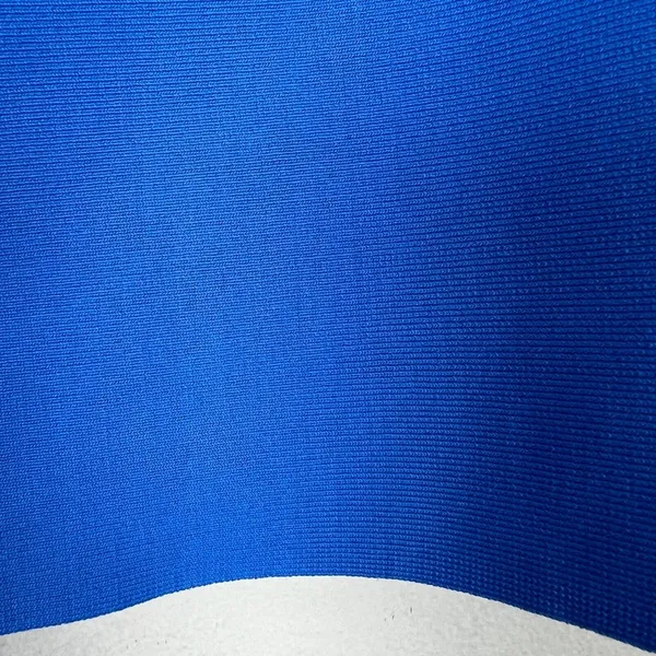 BCBG MAXAZRIA Top Womens XL Blue‎ Off The Shoulder Cropped Stretch Knit New NWT - Image 5
