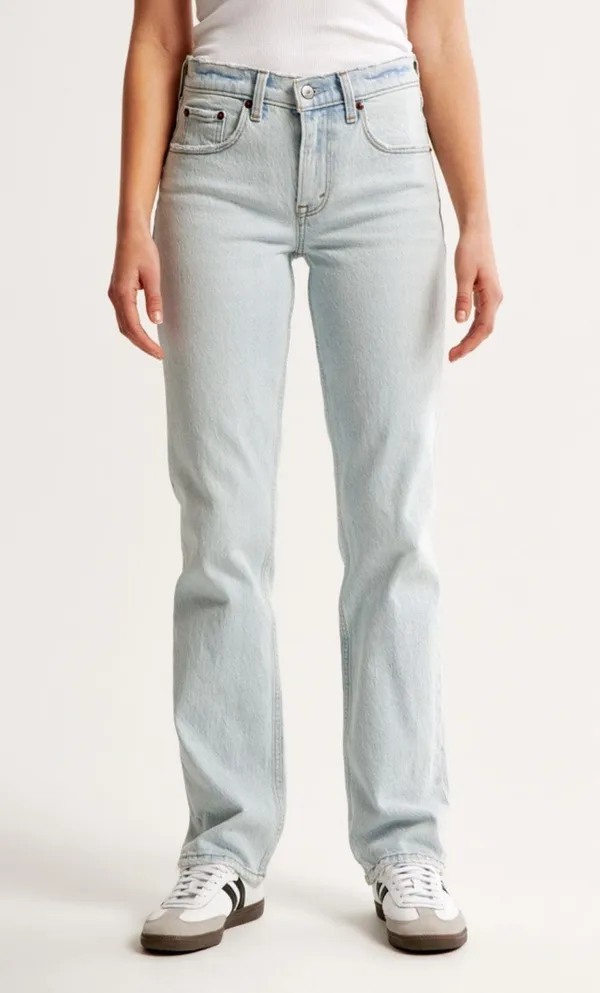 Abercrombie Jeans Straight 90s Mid-Rise - Image 5
