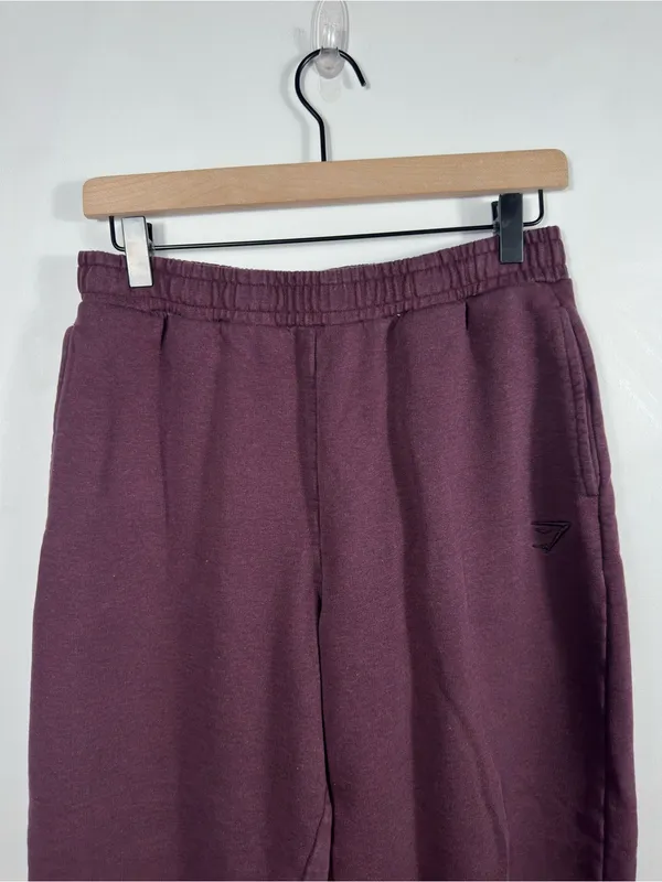 Gymshark Rest Day Sweats Joggers Medium Deep Plum Marl‎ Purple Sweatpants - Image 4