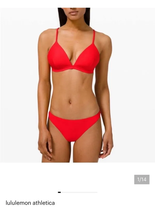 Lululemon waterside bikini top size C bottoms size 8 - Image 7