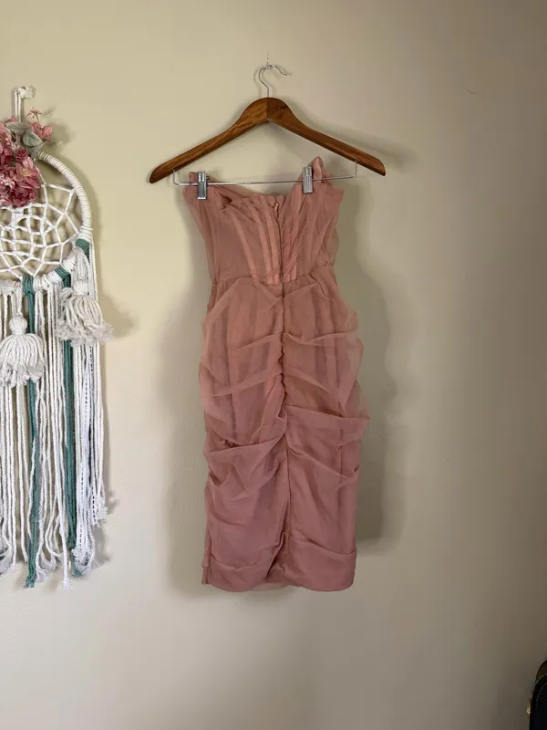 House of CB London Leila Dress Pink Size XS - Image 5