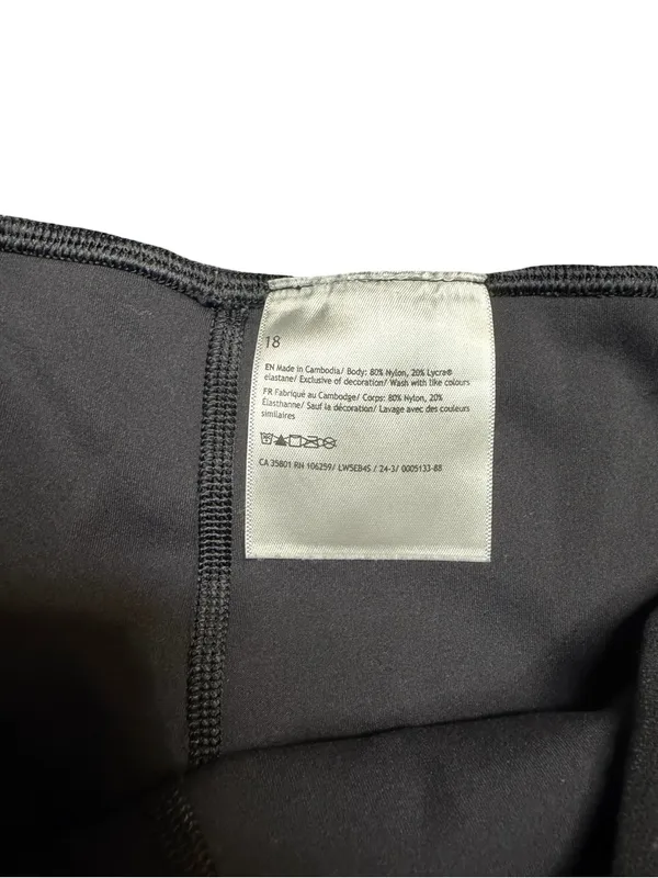 ✨Lululemon Align‎ Shine High Rise Crop Leggings Black Size 18✨ - Image 4