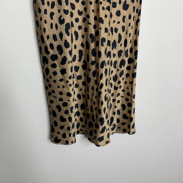 Realisation The Naomi Wild Things Skirt in Tan and Black Small Leopard Womens XS - Image 5