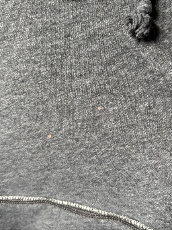 Abercrombie & Fitch Grey Pullover Hoodie with Sleeve Logo - Image 2