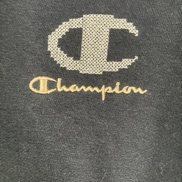 Champion Authentic Athleticwear Black Sweatshirt Crewneck Blouse Womens‎ XL - Image 2