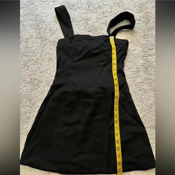 Pretty Little Thing Bow Black Dress Twill Cut-Out - Image 8