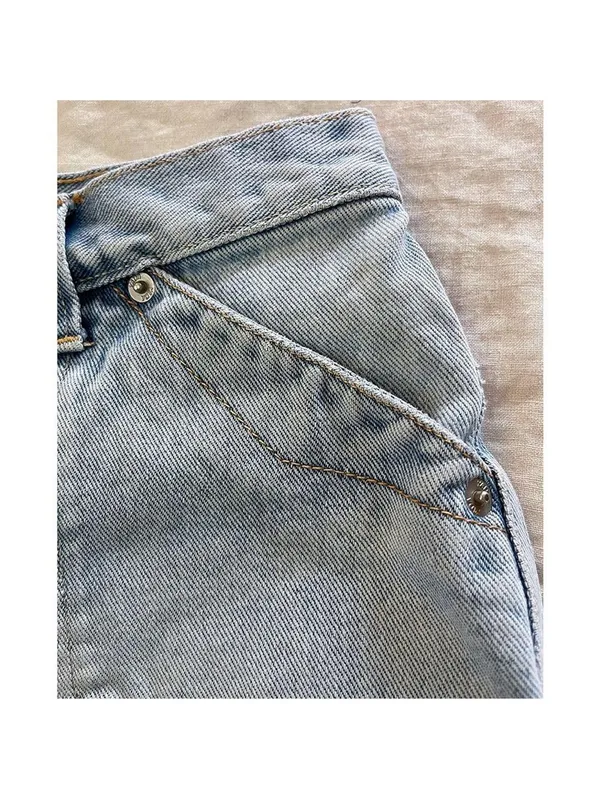 Yada Yada Denim Shorts | Carpenter Jean Shorts Vintage Y2K 90s - Image 5