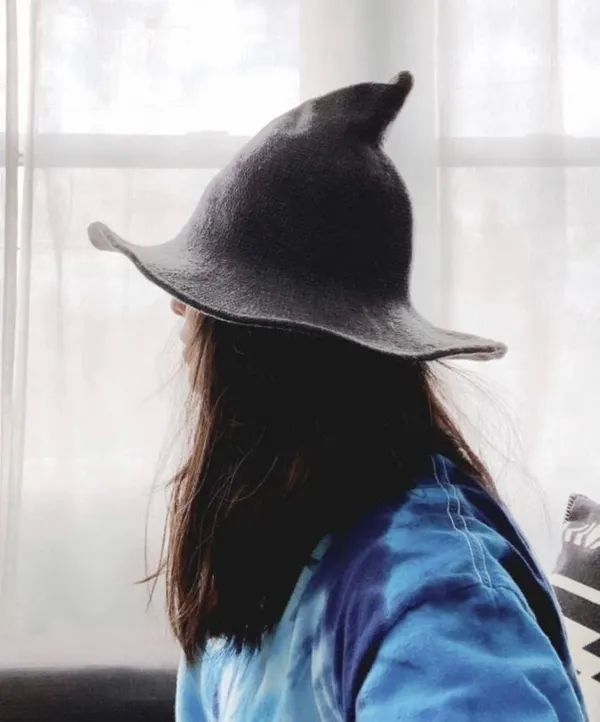 Boutique Purple Witch Hat - Image 2