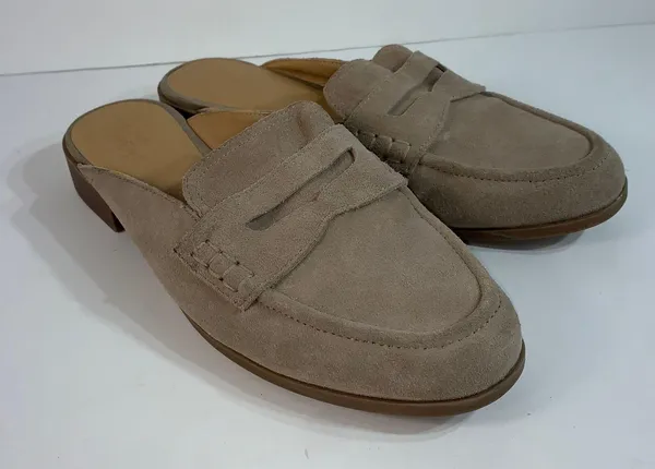 Crown Vintage flat loafer mule slip on womens size 11M - Image 4