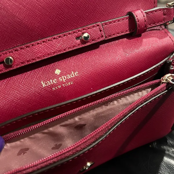 Kate Spade Fuchsia Crossbody Bag - Image 10