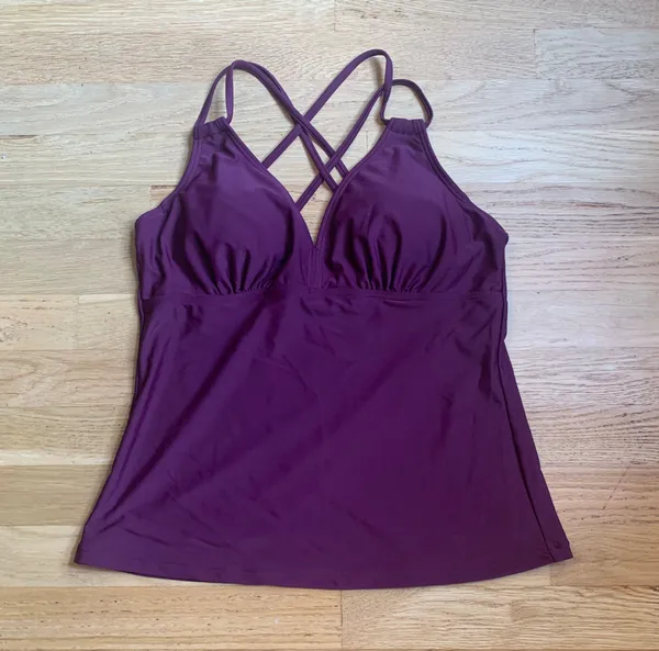 NWOT Purple Tankini Size M - Image 2