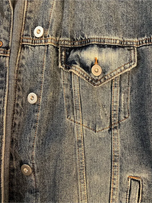 Wild Fable Distressed Denim Jacket - Image 3