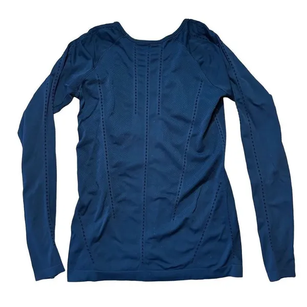 Athleta Black Foothill Seamless Long Sleeve Shirt Sz Small‎ - Image 4