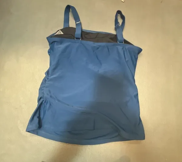 Blue Tankini Swimsuit Set Size M - Image 5