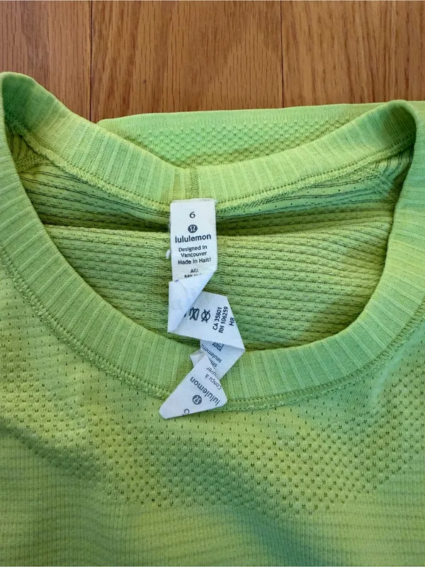 lululemon athletica Lime Short Sleeve Swiftly Tech Tee - Image 3