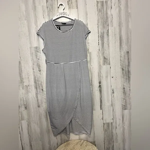 Stripped dress White Size XL - Image 9