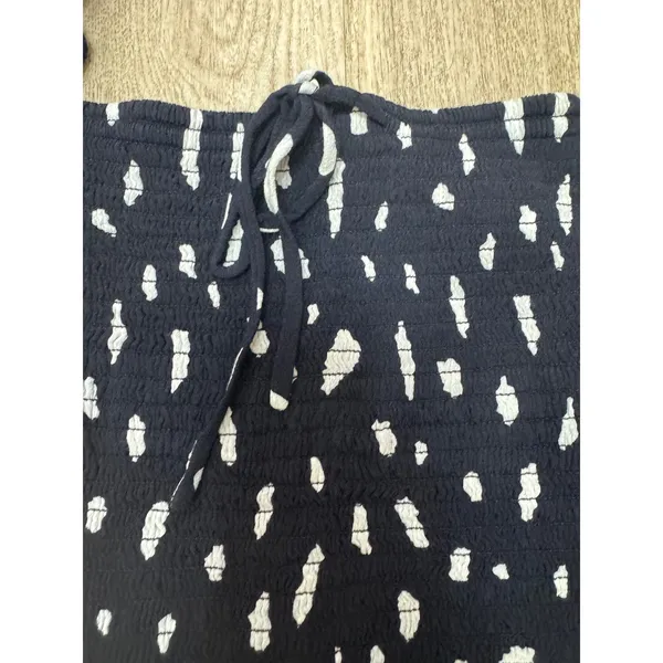Wilfred Navy and‎ White Smocked Top Size Medium - Image 5