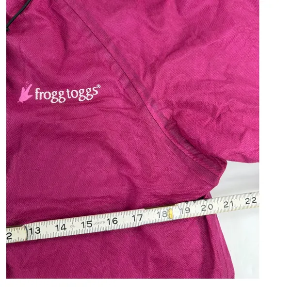Frogg Toggs Magenta Pink Hooded Rain Jacket Windbreaker AP13580-115 Womens Med - Image 3