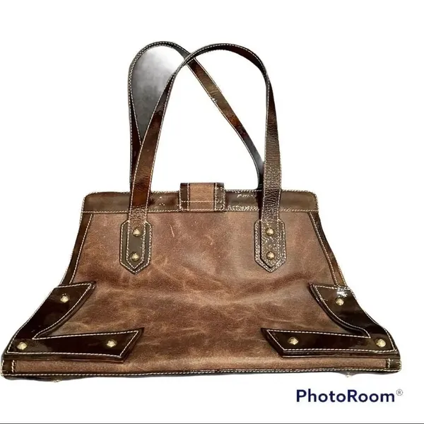 7 for All Mankind Gorgeous brown handbag minimal signs of wear lots of life left - Image 2