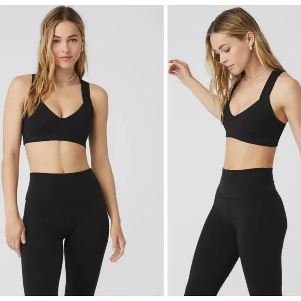 Alo Yoga Airbrush Rev It Up Bra Black Size M NWT Authentic ( Sold Out) - Image 2