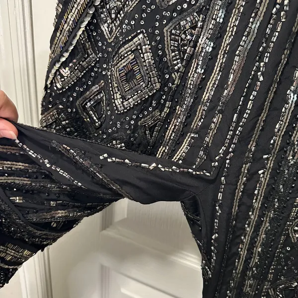 Calypso St. Barth Sequin Embellished Silk Jogger Pants - Image 14