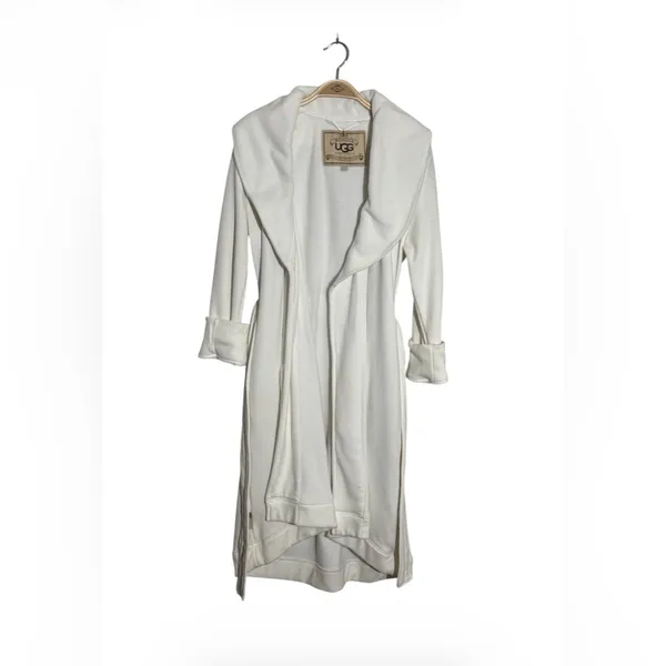 UGG Australia Duffield II Robe White Women's Small - Image 5